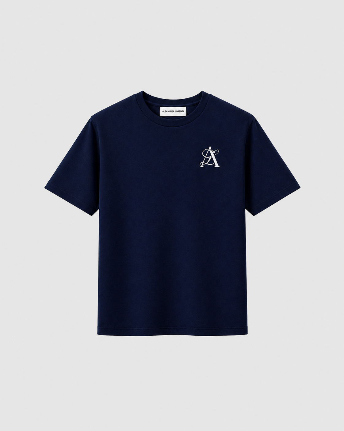 Alexander Lorenzi Signature 26 T-Shirt Navy Blue unisex streetwear