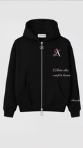 SIGNATURE 26 - ZIP HOODIE BLACK ROSA