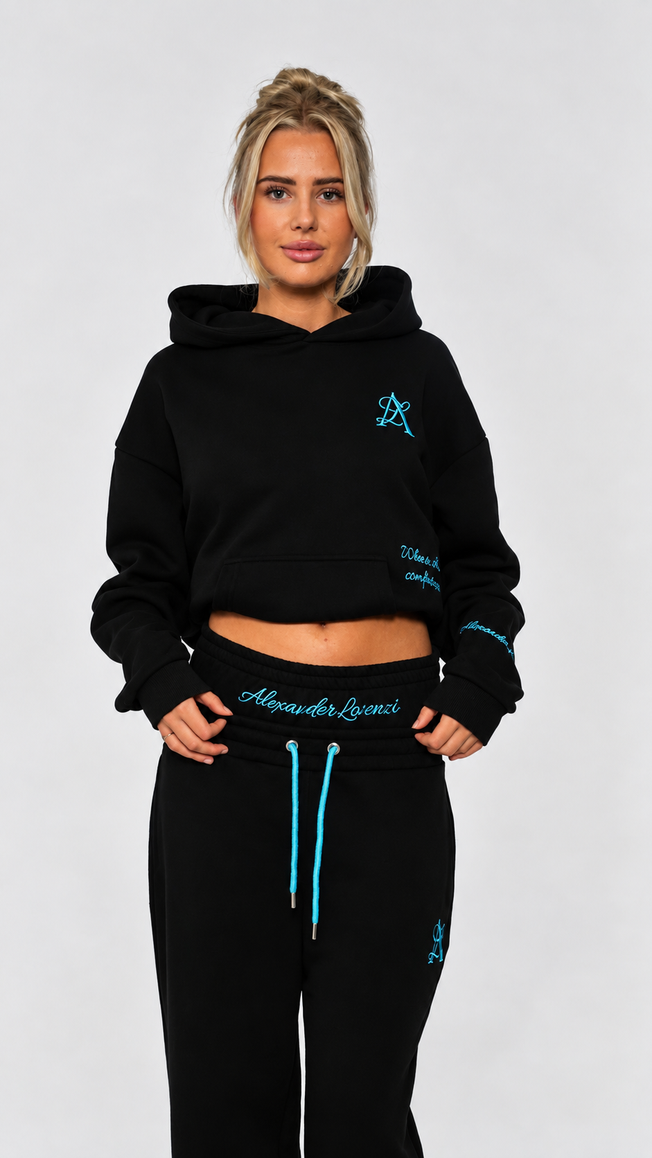 NERO CELESTE HOODIE