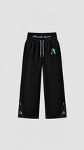 NERO CELESTE DOUBLE WAIST PANTS