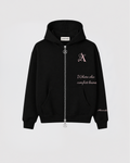 Alexander Lorenzi Signature 26 Zip Hoodie Black Rosa streetwear