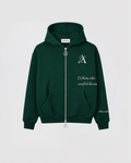 Alexander Lorenzi Signature 26 Zip Hoodie Pine Green unisex