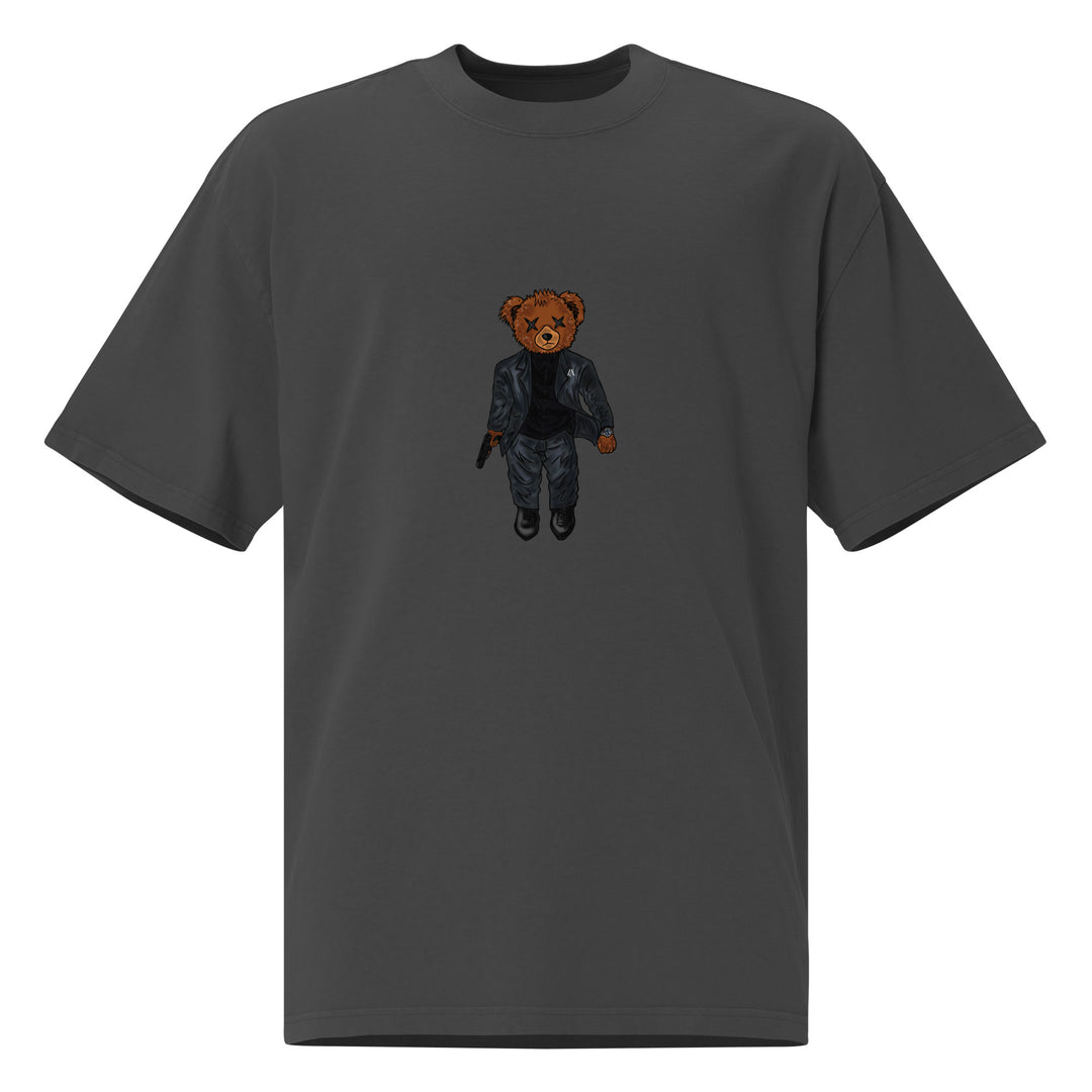 JOHN WICK OVERSIZED HEAVY TED T-SHIRT - FADED BLACK