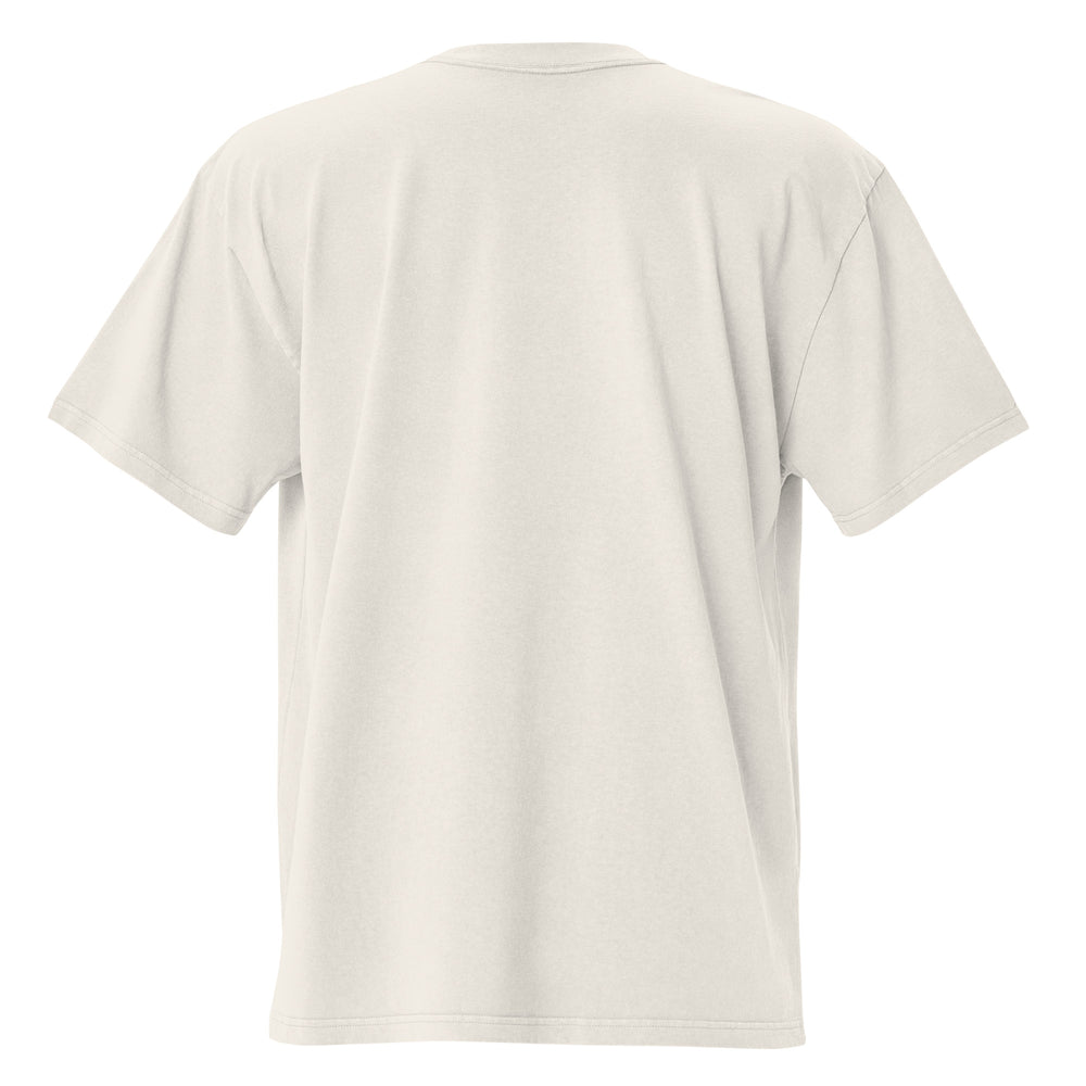 SWAGGER TED OVERSIZED HEAVY T-SHIRT - FADED BONE - Alexander Lorenzi