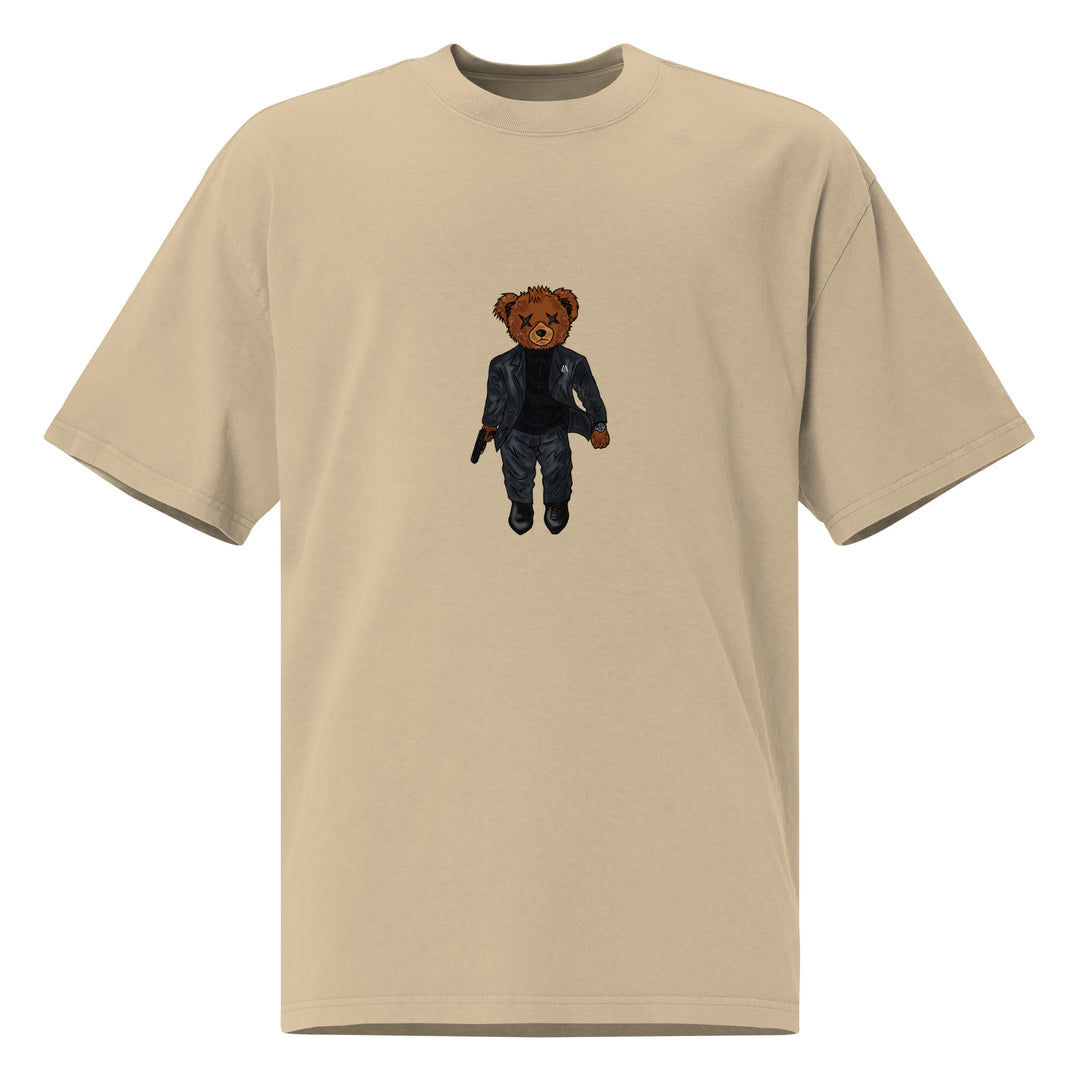 JOHN WICK OVERSIZED HEAVY TED T-SHIRT - FADED KHAKI - Alexander Lorenzi