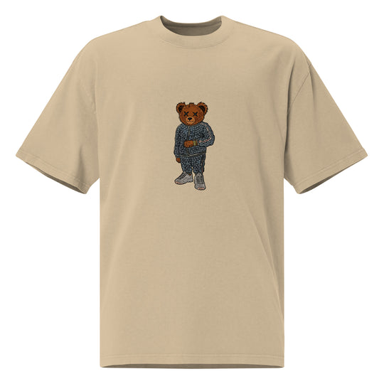 URBAN OVERSIZED TED HEAVY T-SHIRT - FADED KHAKI