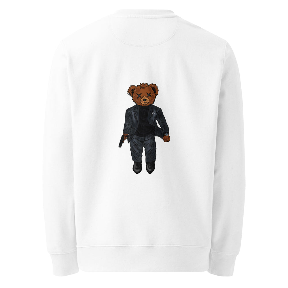 JOHN WICK BACK ESSENTIALS TED SWEATER - WHITE