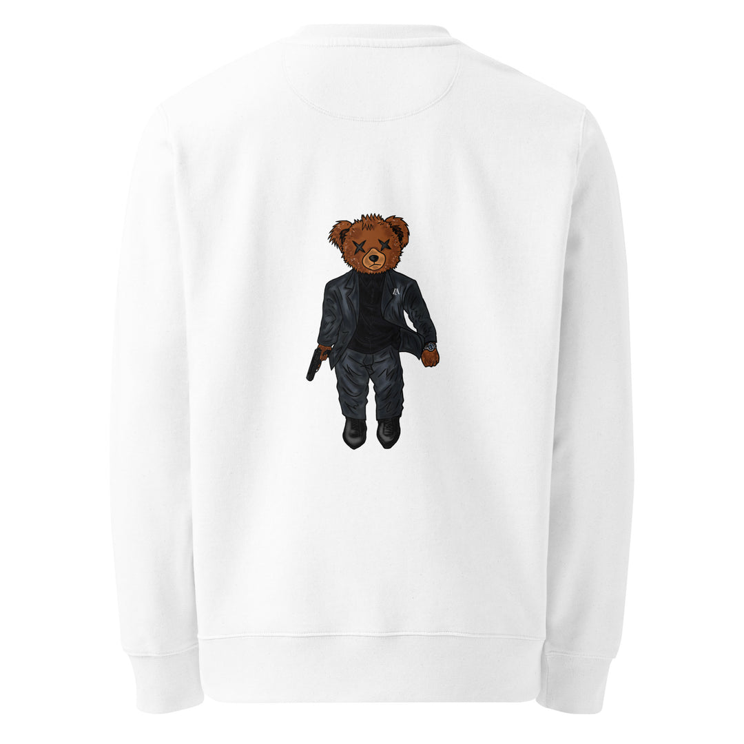 JOHN WICK BACK ESSENTIALS TED SWEATER - WHITE