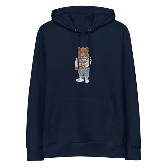 AL DESIGNER TED ESSENTIALS HOODIE - NAVY BLUE