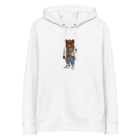 AL DESIGNER TED ESSENTIALS HOODIE - WHITE