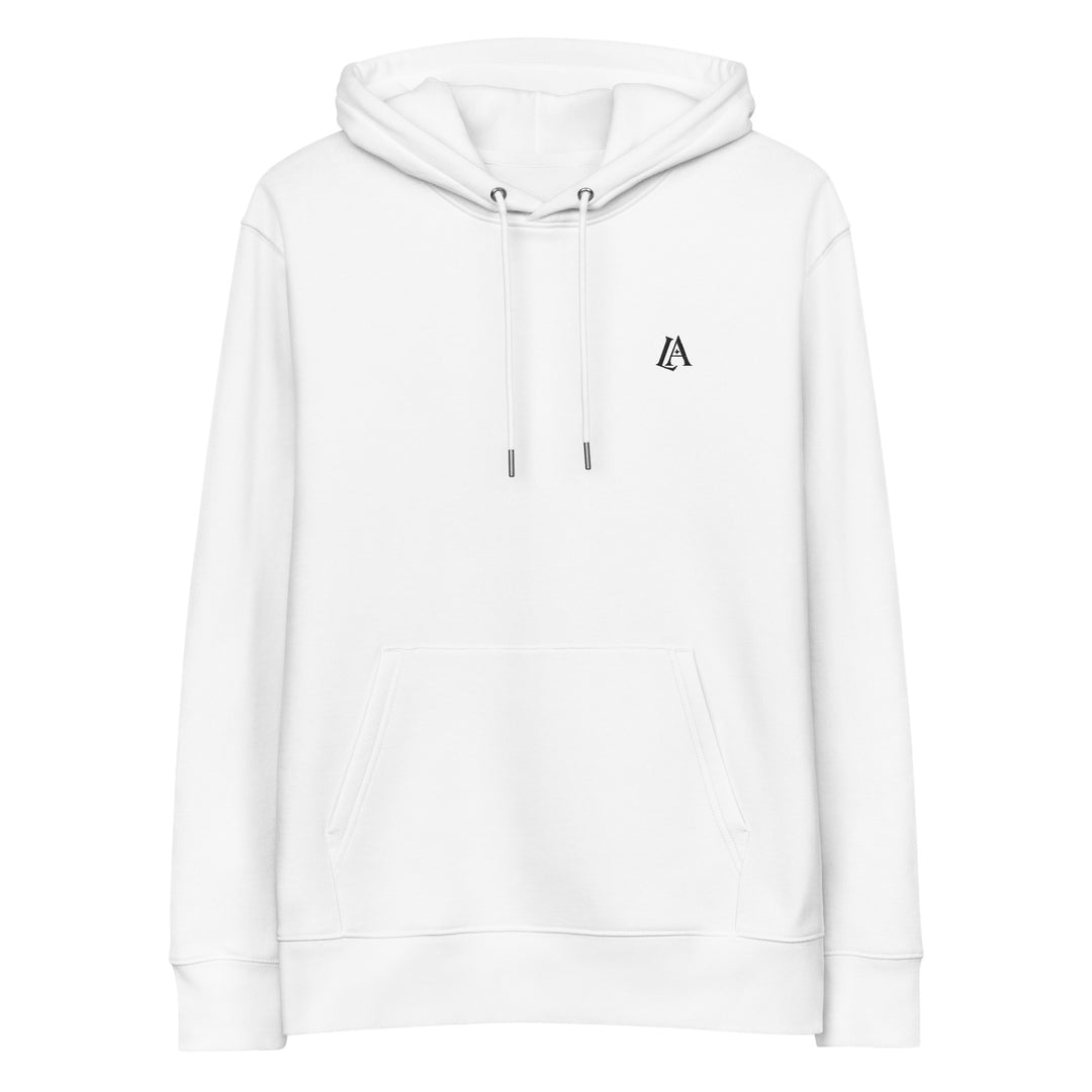 AL TRAPTED BACK ESSENTIALS HOODIE -WHITE