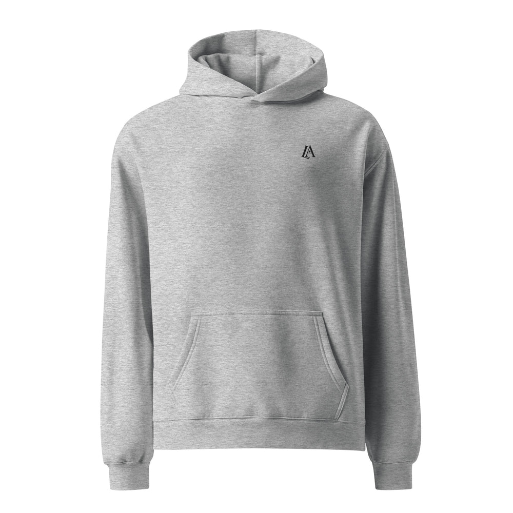 STREETWISE OVERSIZED TED HOODIE - GREY - Alexander Lorenzi