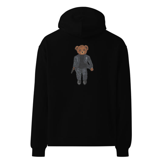 JOHN WICK OVERSIZED TED HOODIE - BLACK