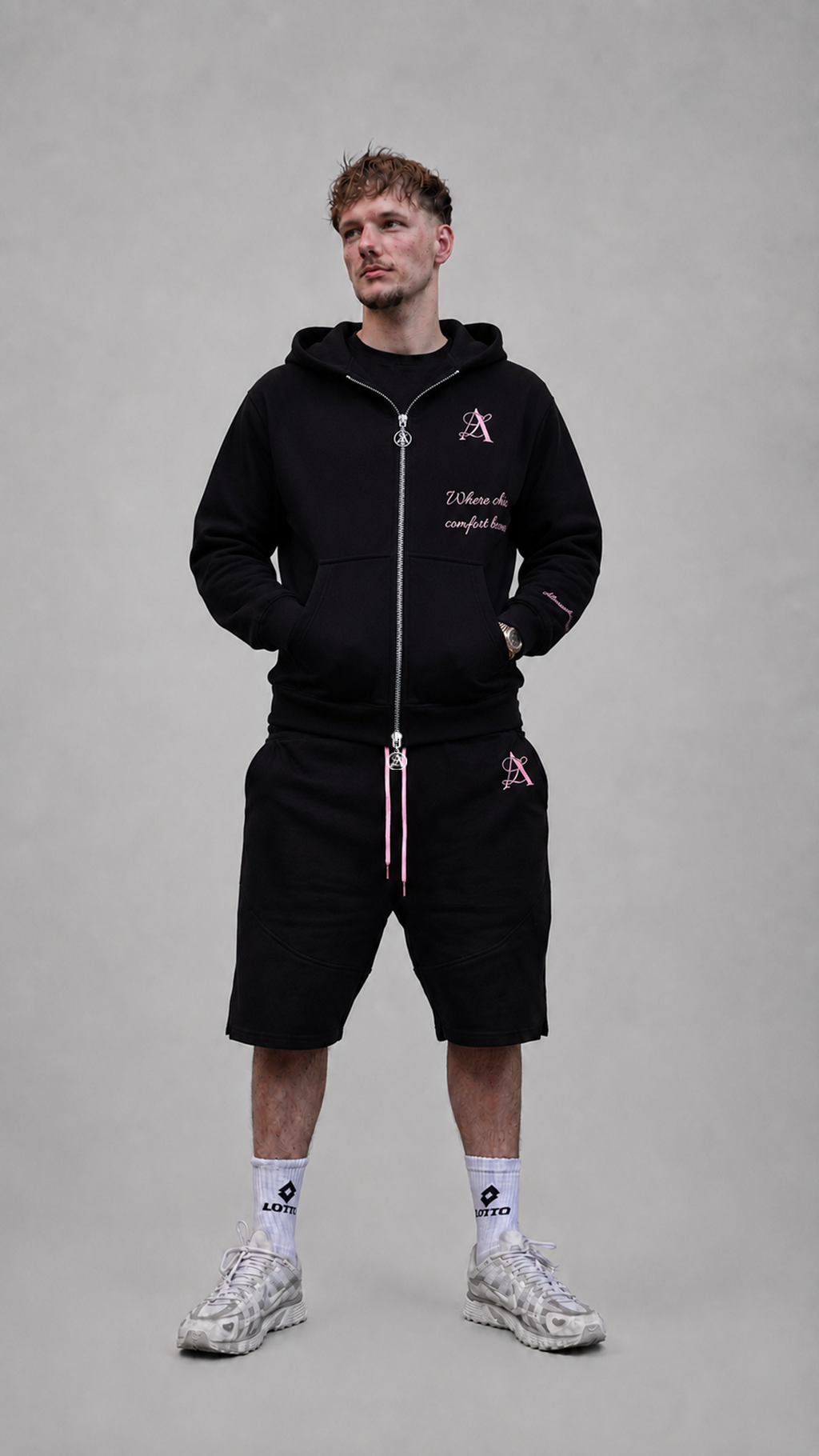 SIGNATURE 26 - SHORTS BLACK ROSA