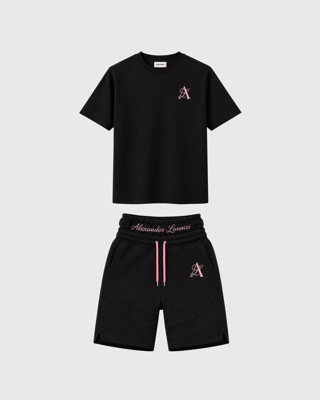Alexander Lorenzi Signature 26 T-Shirt Short Set matching set cotton