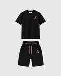 SIGNATURE 26 SET BLACK ROSA (T-SHIRT & SHORT)